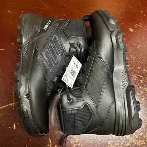 Adidas Mens Black Terrex Unity Leather Mid GZ3325 Rain Ready Hiking Shoes Sz 13 adidas | Shoes | Adidas Mens Black Terrex Unity Leather Mid  main image 3
